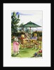 Teddy Bears at a Backyard Tea from Teddy Bears' Picnic Cookbook by Alexandra Day