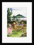 Teddy Bears at a Backyard Tea from Teddy Bears' Picnic Cookbook by Alexandra Day