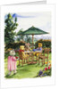 Teddy Bears at a Backyard Tea from Teddy Bears' Picnic Cookbook by Alexandra Day