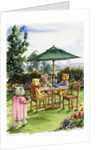 Teddy Bears at a Backyard Tea from Teddy Bears' Picnic Cookbook by Alexandra Day
