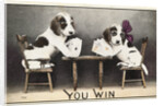 You Win Postcard by Anonymous