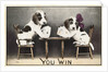 You Win Postcard by Anonymous