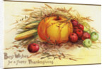 Best Wishes for a Happy Thanksgiving Postcard by Anonymous