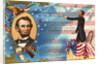 Abraham Lincoln Postcard with Battle of Gettysburg by Anonymous