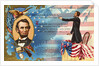 Abraham Lincoln Postcard with Battle of Gettysburg by Anonymous