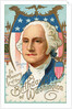 In Memory of the Birthday of Washington Postcard by Anonymous