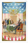 Signing of the Declaration of Independence Postcard by Anonymous