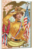 A Daughter of the Regiment Postcard with Woman by Anonymous