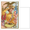 A Daughter of the Regiment Postcard with Woman by Anonymous