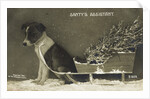 Santy's Assistant Postcard by Anonymous
