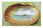 Souvenir From Postcard with Ocean Scene by Anonymous