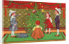 A Merry Christmas Embossed Postcard by Anonymous