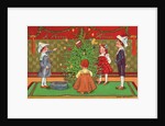 A Merry Christmas Embossed Postcard by Anonymous