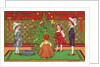 A Merry Christmas Embossed Postcard by Anonymous