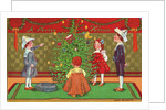 A Merry Christmas Embossed Postcard by Anonymous