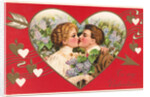 To My Valentine Victorian Postcard by Anonymous