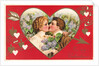 To My Valentine Victorian Postcard by Anonymous