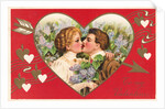 To My Valentine Victorian Postcard by Anonymous