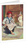 Hitting the Pipe Postcard by Anonymous