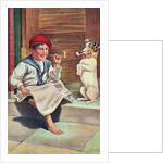 Hitting the Pipe Postcard by Anonymous