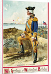 My Greetings on Washington's Birthday Postcard by Richard Veenfliet