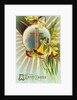 A Happy Easter Postcard with a Cross by Anonymous