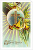 A Happy Easter Postcard with a Cross by Anonymous