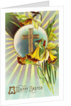 A Happy Easter Postcard with a Cross by Anonymous