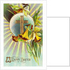 A Happy Easter Postcard with a Cross by Anonymous