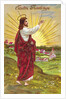 Easter Greetings Postcard with Jesus by Anonymous