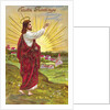 Easter Greetings Postcard with Jesus by Anonymous