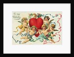 To My Valentine Postcard with Cherubs by Anonymous
