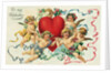 To My Valentine Postcard with Cherubs by Anonymous