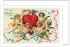 To My Valentine Postcard with Cherubs by Anonymous