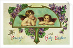 A Peaceful and Holy Easter Postcard by Anonymous