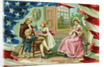 Washington's Home Life at Mount Vernon Postcard by Anonymous