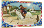 Paul Revere's Ride, April 18, 1775 Postcard by Anonymous
