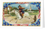 Paul Revere's Ride, April 18, 1775 Postcard by Anonymous