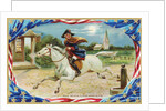Paul Revere's Ride, April 18, 1775 Postcard by Anonymous