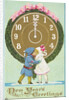 New Years Greetings Postcard by Anonymous