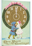 New Years Greetings Postcard by Anonymous
