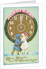 New Years Greetings Postcard by Anonymous