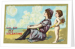 Oh, Be My Valentine Postcard by Anonymous