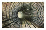 Hudson River Tunnel Curve, New York Postcard by Anonymous