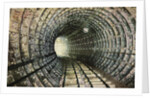 Hudson River Tunnel Curve, New York Postcard by Anonymous