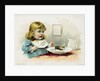 Woolson Spice Company Trade Card with a Fly in a Little Girl's Soup by Anonymous