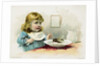 Woolson Spice Company Trade Card with a Fly in a Little Girl's Soup by Anonymous