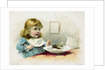 Woolson Spice Company Trade Card with a Fly in a Little Girl's Soup by Anonymous
