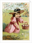 Easter Egg Rolling - White House Lawn Woolson Spice Company Trade Card by Anonymous