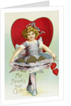 My Heart's Best Gift Valentine Postcard by Anonymous